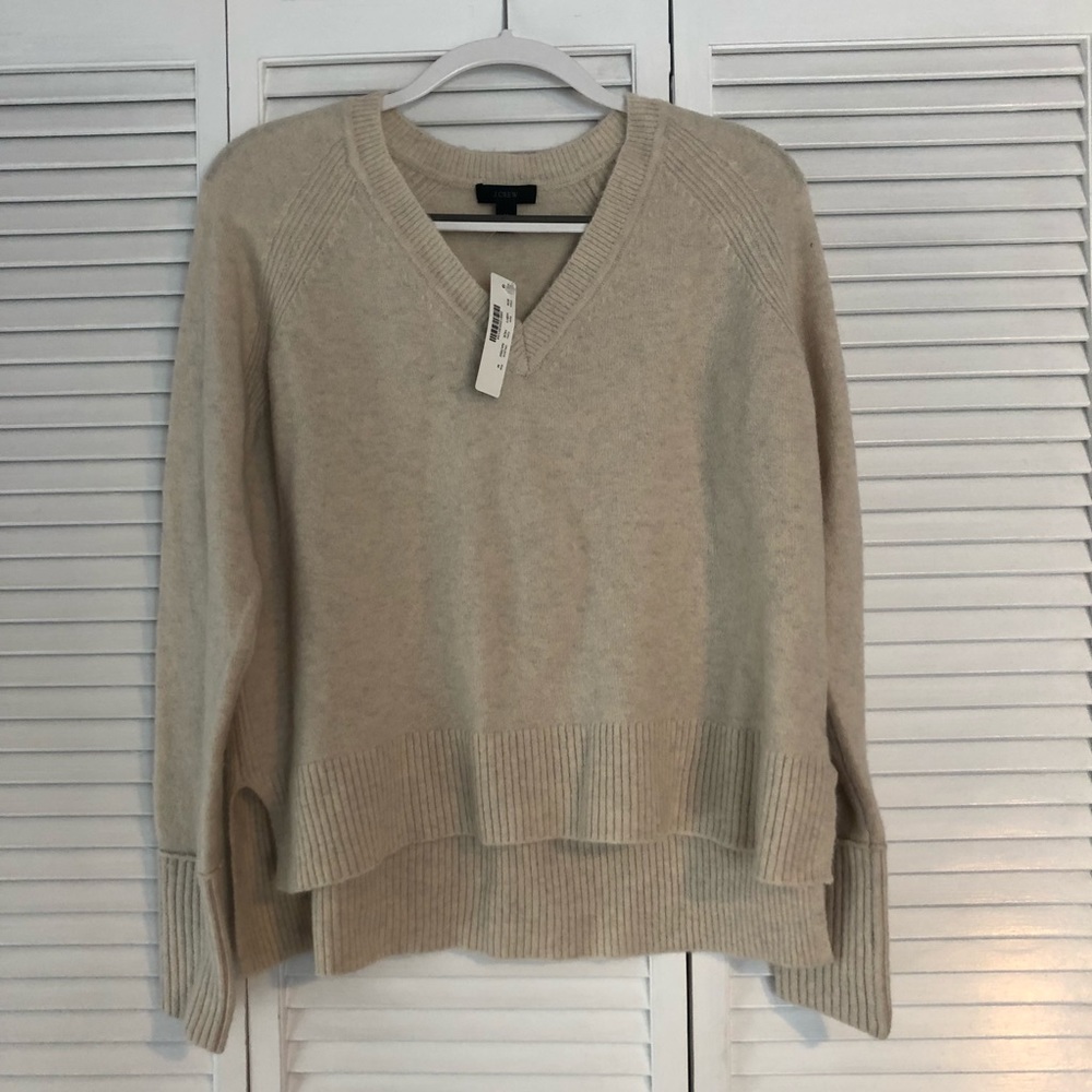J. Crew V-Neck Sweater in Yarn